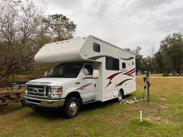 Open rural site for an RV